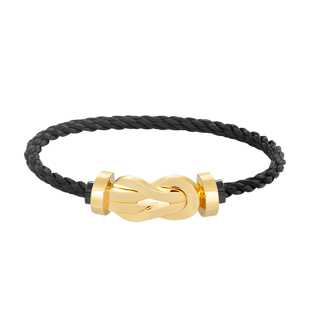 [Elite]CHANCE LARGE 8 FIGURE BUCKLE NO DIAMOND BRACELET GOLD