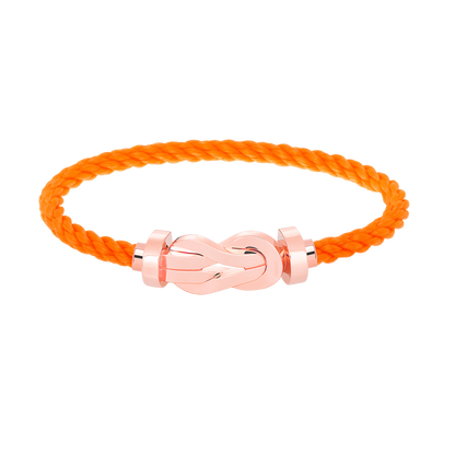 [Elite]CHANCE LARGE 8 FIGURE BUCKLE NO DIAMOND BRACELET ROSE GOLD