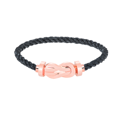 [Elite]CHANCE LARGE 8 FIGURE BUCKLE NO DIAMOND BRACELET ROSE GOLD