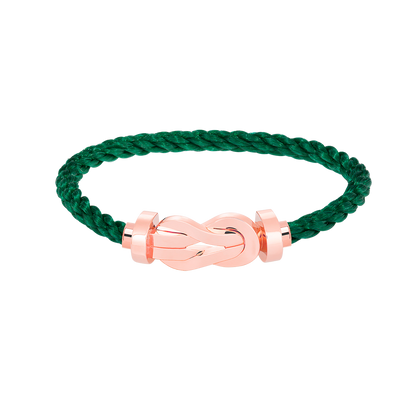[Elite]CHANCE LARGE 8 FIGURE BUCKLE NO DIAMOND BRACELET ROSE GOLD