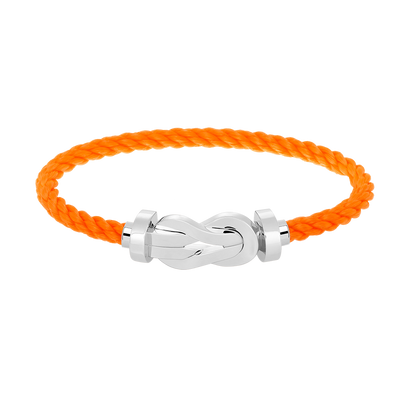 [Elite]CHANCE LARGE 8 FIGURE BUCKLE NO DIAMOND BRACELET SILVER