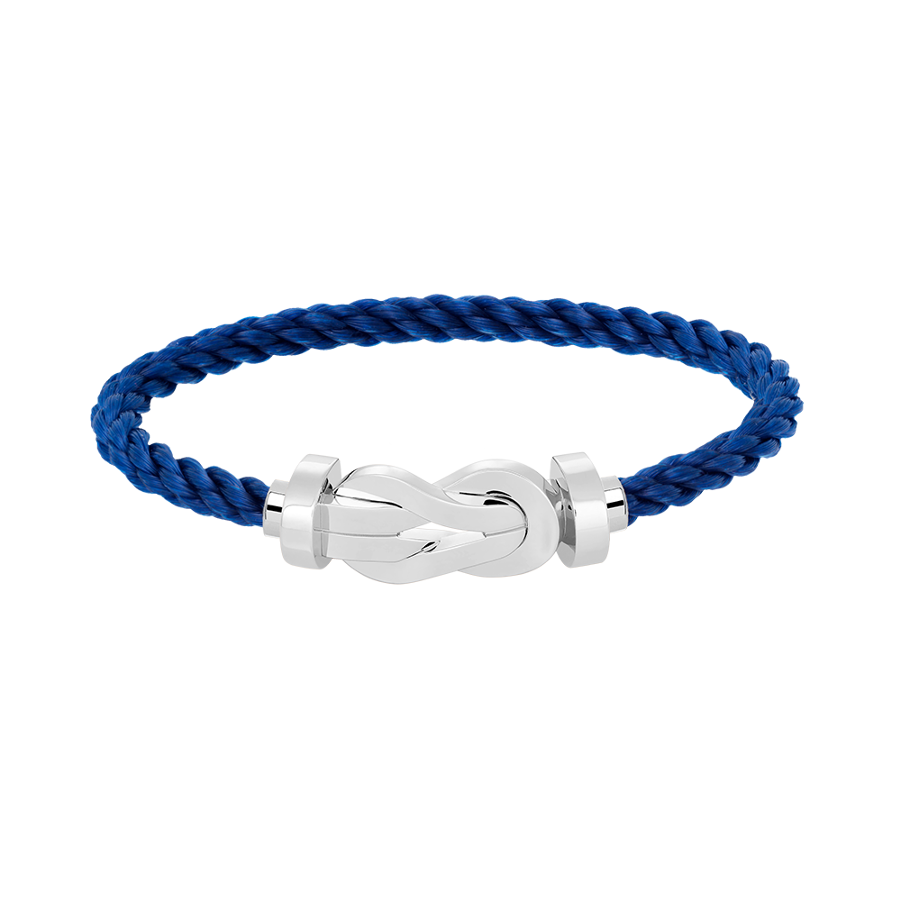 [Elite]CHANCE LARGE 8 FIGURE BUCKLE NO DIAMOND BRACELET SILVER