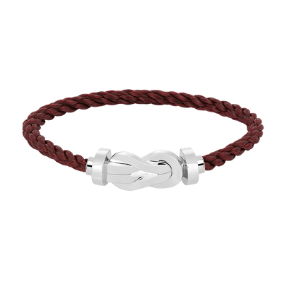 [Elite]CHANCE LARGE 8 FIGURE BUCKLE NO DIAMOND BRACELET SILVER