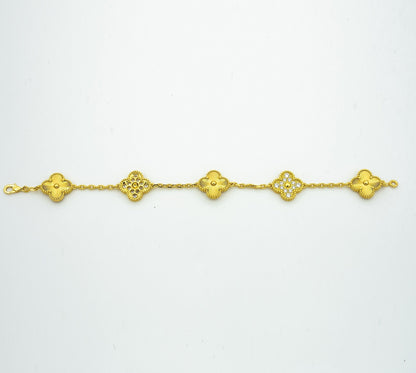 [Elite] CLOVER 5 MOTIF LASER BRACELET COLLECTION