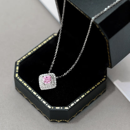 [Elite]Sparkling Asscher Cut Necklace