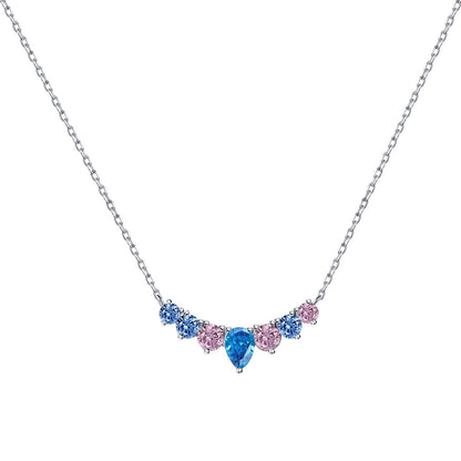 [Elite]Dainty Colorful Heart Necklace