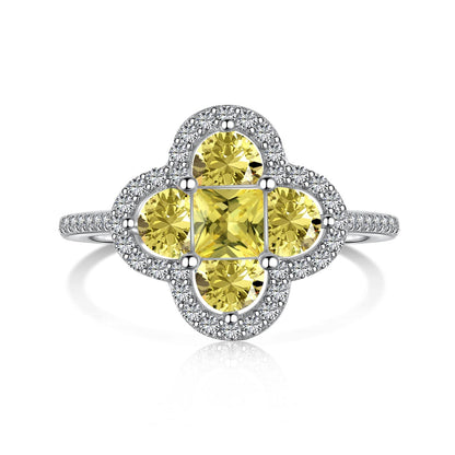 [Elite]Luxurious Eternity Flower Shape Banquet Ring
