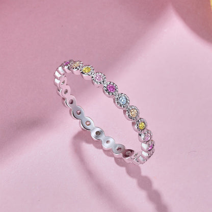 [Elite]Radiant Sparkling Round Cut Daily Ring