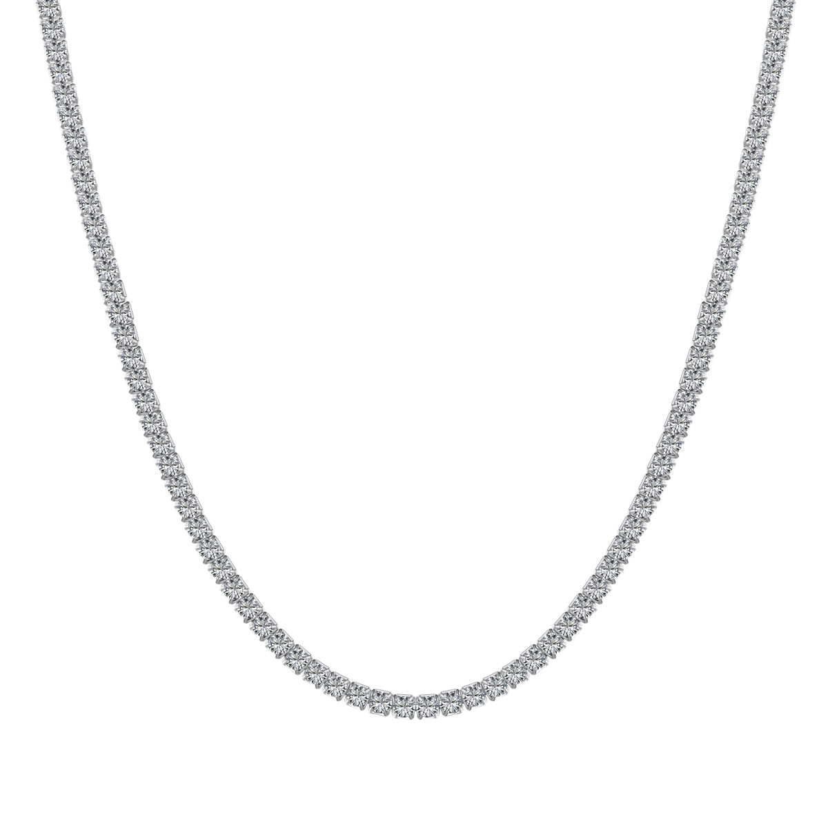 [Elite]Delicate Round Shape Tennis Necklace