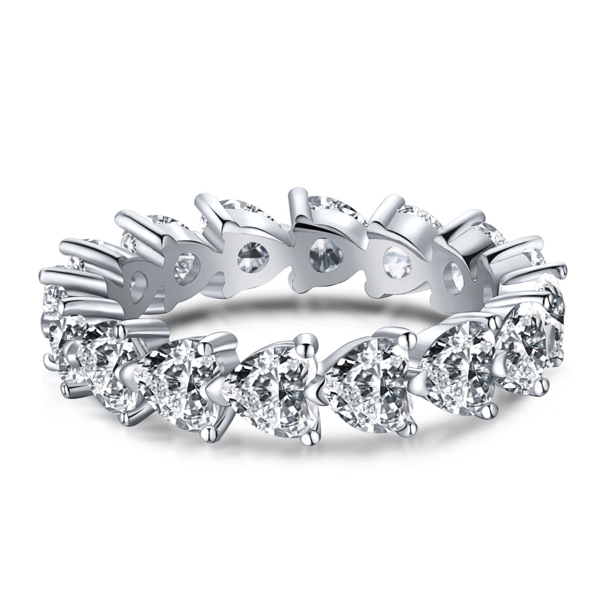 [Elite]0.25 Carat Radiant Romance Heart Cut Lover Ring