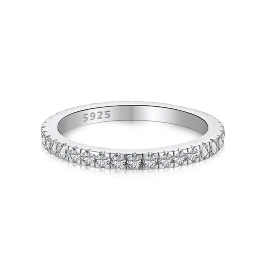 [Elite]Delicate Sparkling Round Cut Daily Ring