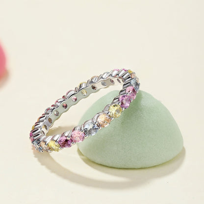 [Elite]Dazzling Resplendent Round Cut Party Ring