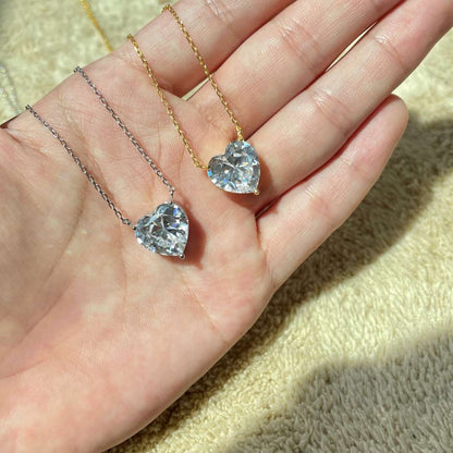[Elite]6.0 carat Radiant Heart Shape Necklace