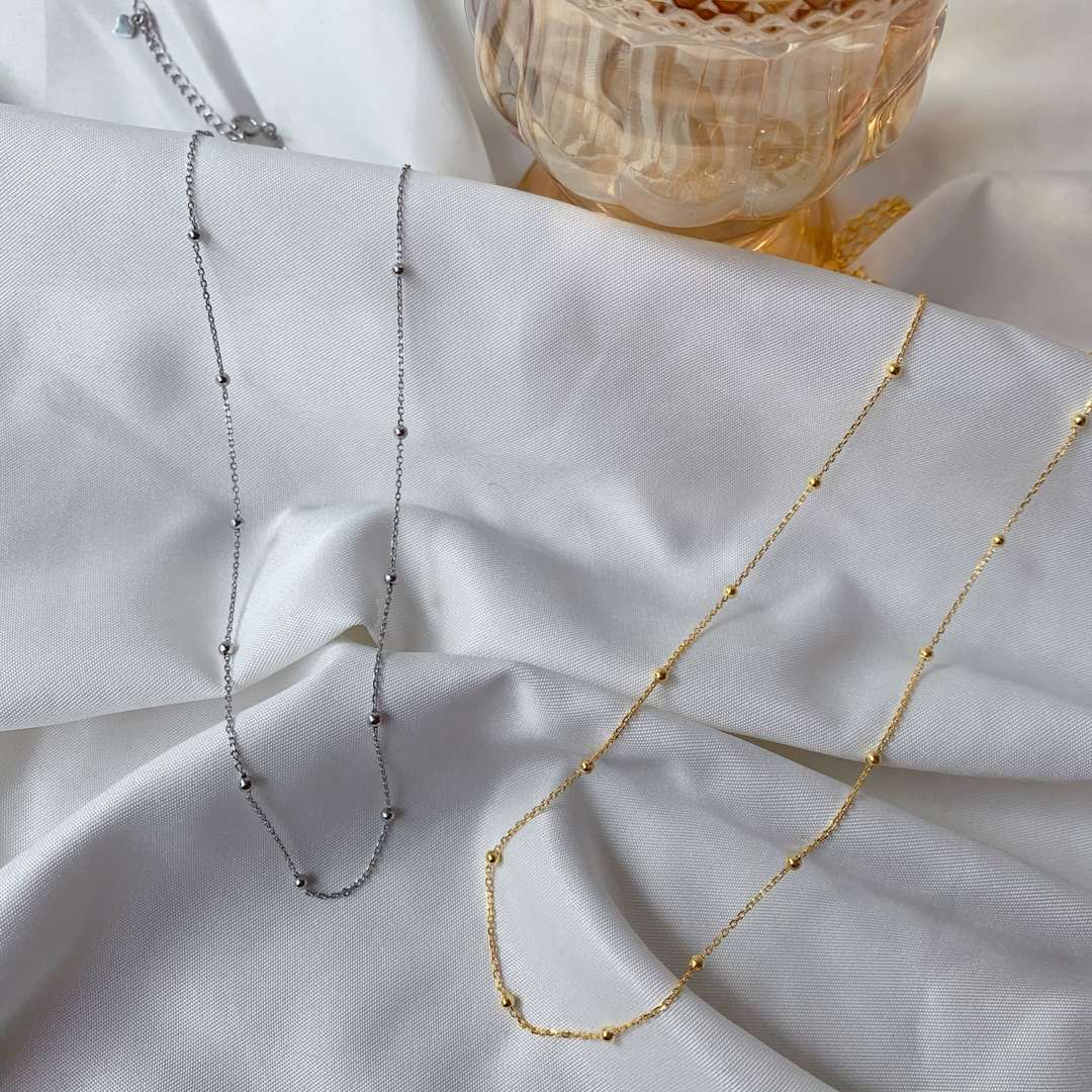 [Elite]Small Bead Clavicle Chain Simple Necklace