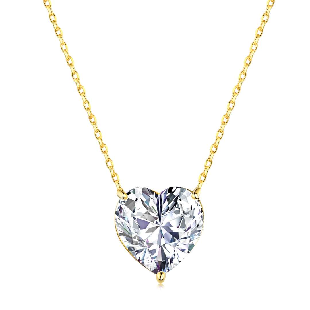[Elite]6.0 carat Radiant Heart Shape Necklace