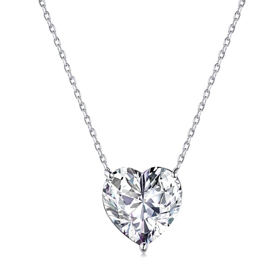[Elite]6.0 carat Radiant Heart Shape Necklace