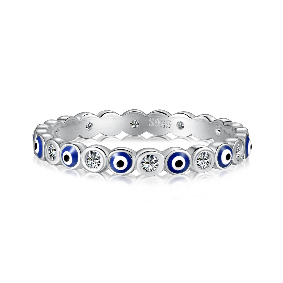 [Elite]Sparkling Vibrant Round Shape Daily Ring
