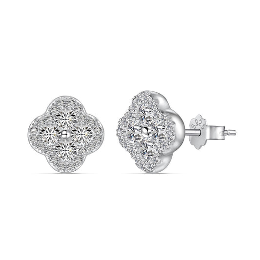 [Elite]Four-Leaf Clover Flower Shaped Earrings