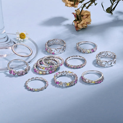 [Elite]Elegant Vivid Round Cut Daily Ring