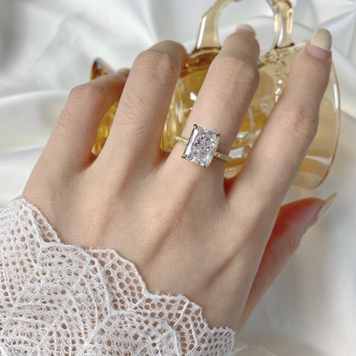 [Elite]4.0 Carat Luxurious Engagement Ring