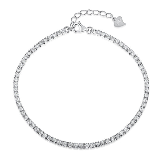 [Elite]Radiant Shinning Princess Cut Tennis Bracelet