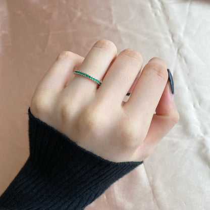 [Elite]Delicate Sparkling Round Cut Daily Ring