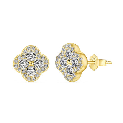 [Elite]Four-Leaf Clover Flower Shaped Earrings