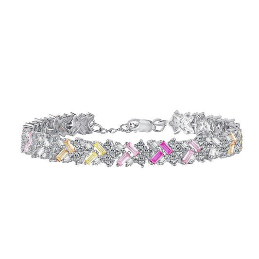 [Elite]Dazzling Unique Multi Shape Daily Bracelet