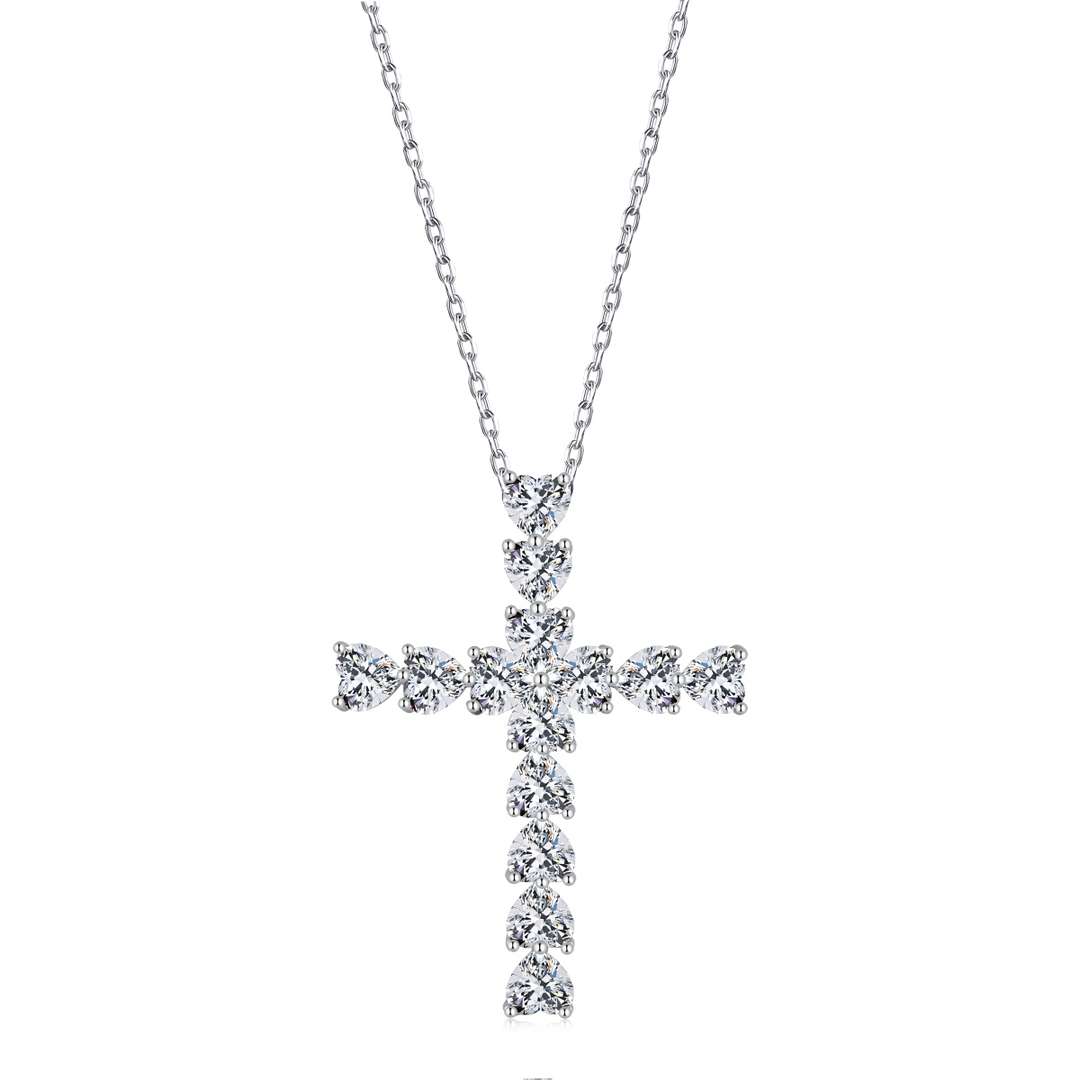 [Elite]Radiant Cross Shape Necklace