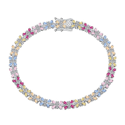 [Elite]Radiant Colorful Emerald Cut Party Bracelet
