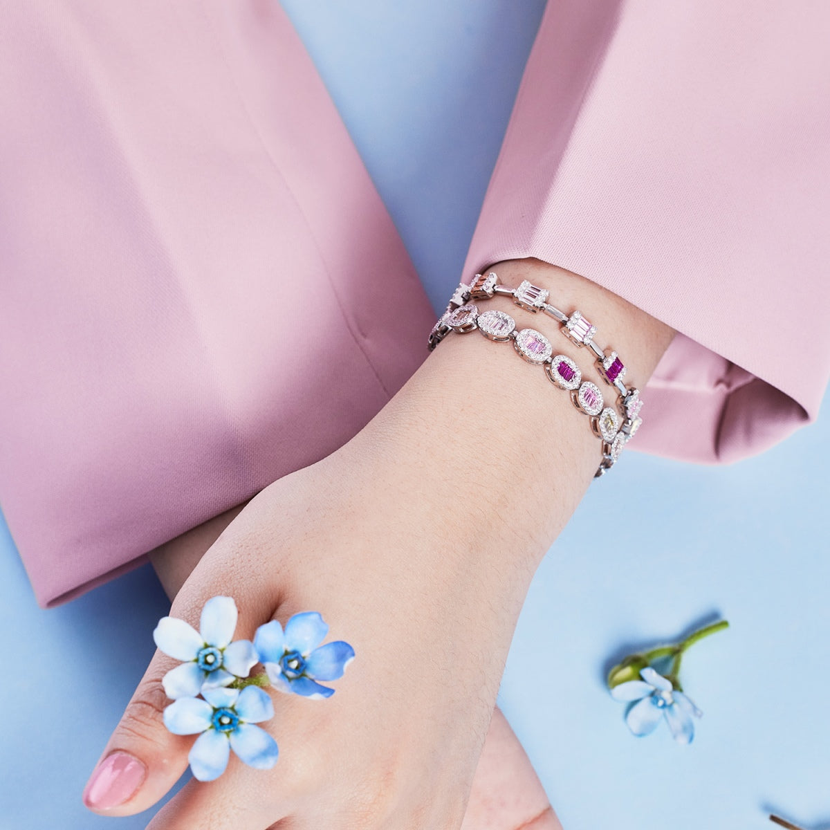 [Elite]Dainty Charming Emerald Cut Daily Bracelet
