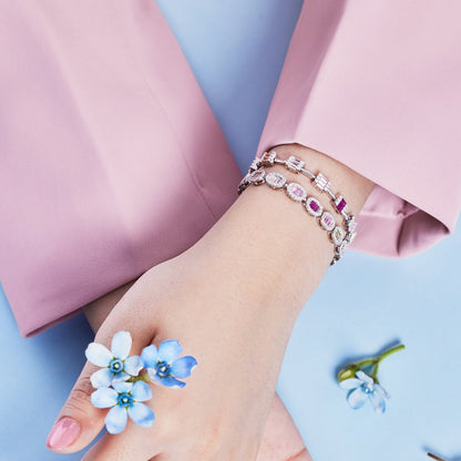 [Elite]Dainty Charming Emerald Cut Daily Bracelet