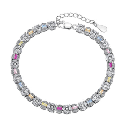 [Elite]Dazzling Radiant Multi Cut Daily Bracelet