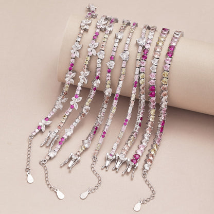 [Elite]Delicate Colorful Emerald Cut Party Bracelet