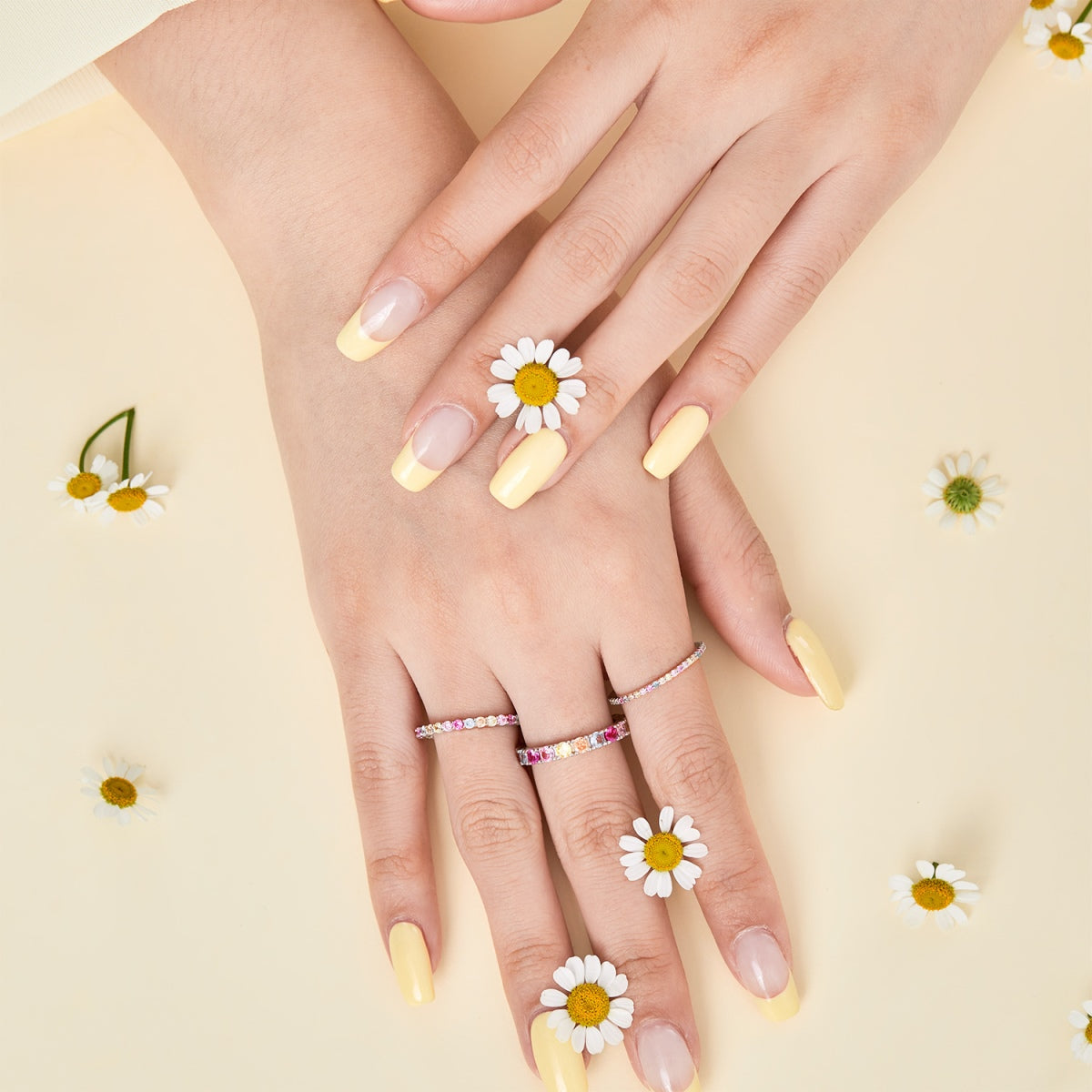 [Elite]Dazzling Lustrous Round Cut Tennis Ring