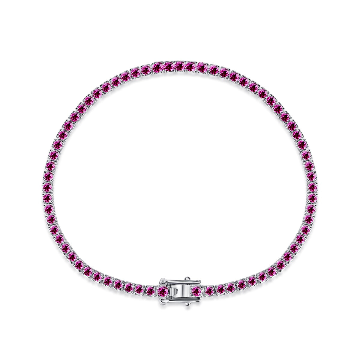 [Elite]Dazzling Colorful Round Cut Daily Bracelet