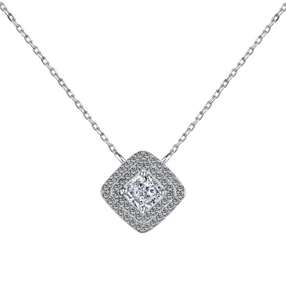 [Elite]Sparkling Asscher Cut Necklace