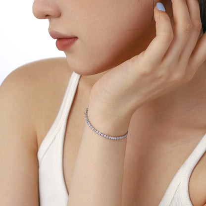 [Elite]Dazzling Sparkling Round Cut Daily Bracelet