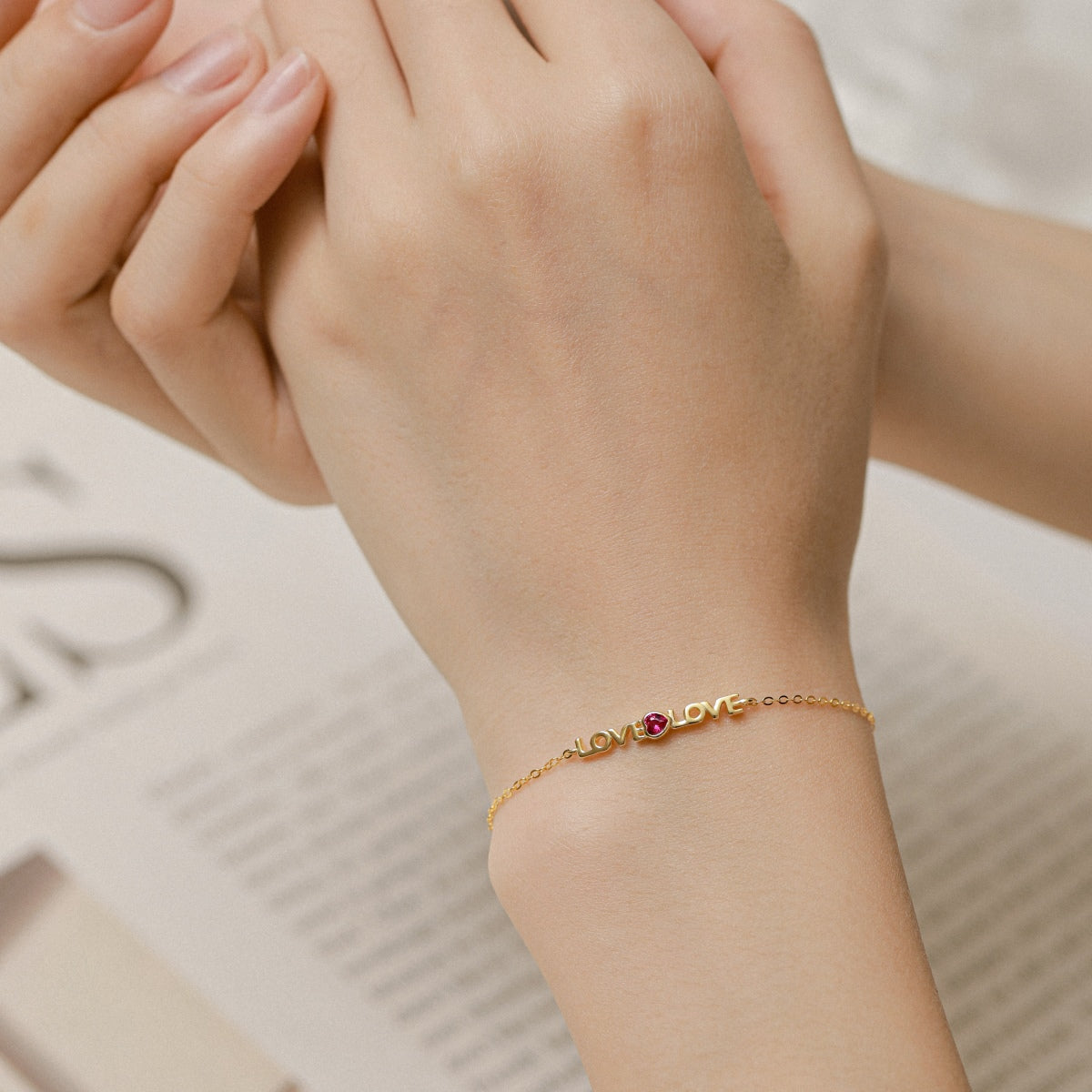 [Elite]Romantic Heart Shape Lover Bracelet
