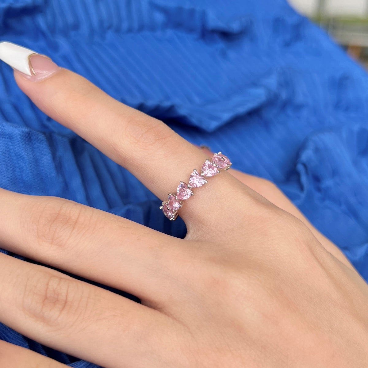 [Elite]0.25 Carat Radiant Romance Heart Cut Lover Ring