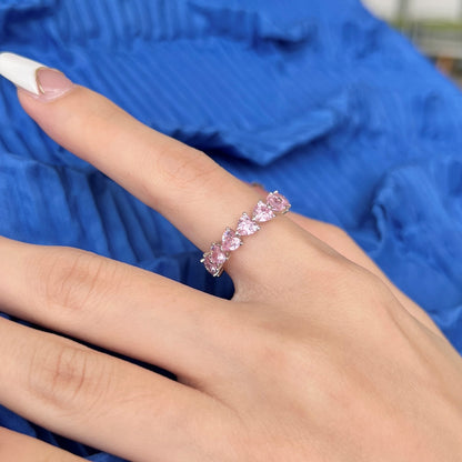 [Elite]0.25 Carat Radiant Romance Heart Cut Lover Ring