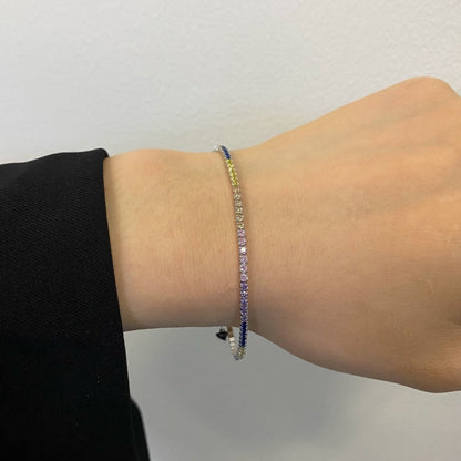 [Elite]Radiant Shinning Princess Cut Tennis Bracelet