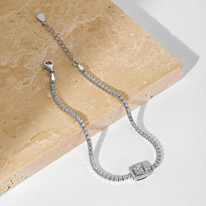 [Elite]Luxurious Dazzling Square Shape Banquet Bracelet