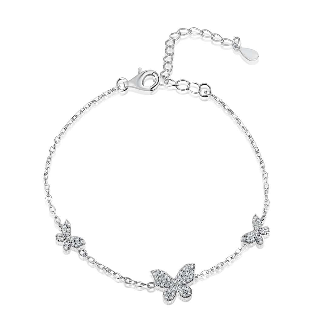 [Elite]Delicate Butterfly Pendant Bracelet