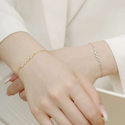 [Elite]Elegant Wheat Leaves Shape Bracelet