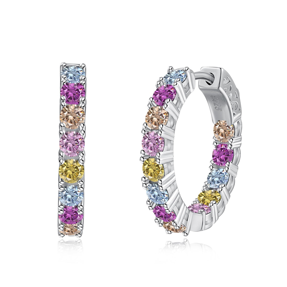[Elite]Unique Round Cut Daily Earrings