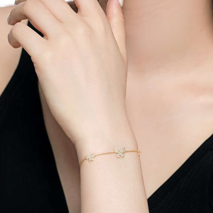 [Elite]Delicate Butterfly Pendant Bracelet