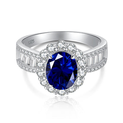 [Elite]1.5 Carat Dazzling Charming Oval Cut Banquet Ring