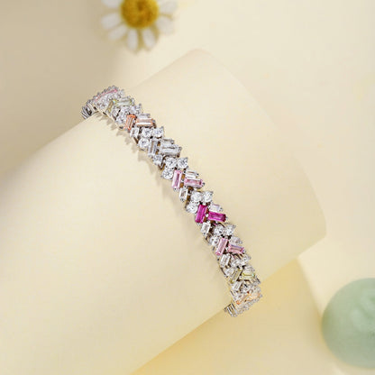 [Elite]Dazzling Unique Multi Shape Daily Bracelet