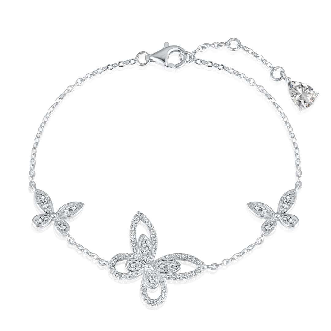 [Elite]Delicate Butterfly Pendant Bracelet